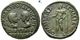 Thrace. Anchialos. Gordian and Tranquillina AD 238-244. Bronze Æ
