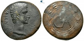 Asia Minor. Uncertain mint. Augustus 27 BC-AD 14. Struck circa 25 BC. Sestertius Æ