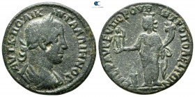 Ionia. Metropolis. Gallienus AD 253-268. ΑΥΡ. ΕΥΠΟΡΟΣ ΣΤΡΑΤΗΓΟΣ (Aur. Euporos, Strategos). Bronze Æ