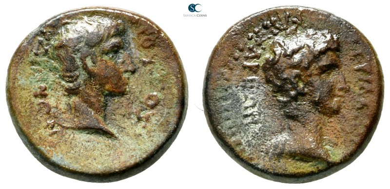 Lydia. Sardeis . Germanicus, with Drusus 4 BC-AD 19. 
Bronze Æ

16mm., 3,09g....