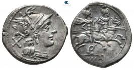 Anonymous 179-170 BC. Rome. Denarius AR