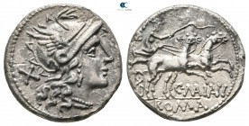 C. Maianius 153 BC. Rome. Denarius AR