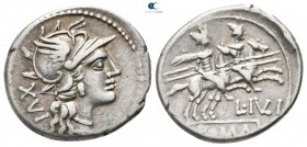 L. Julius 141 BC. Rome. Denarius AR