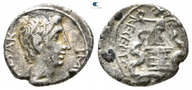 Octavian 29-27 BC. Uncertain mint. Quinarius AR