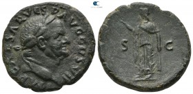 Vespasian AD 69-79. Rome. As Æ