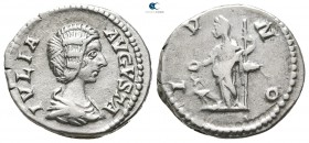 Julia Domna AD 193-217. Rome. Denarius AR