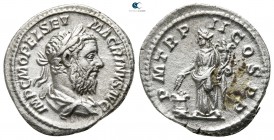 Macrinus AD 217-218. Struck AD March-June 218. Rome. Denarius AR