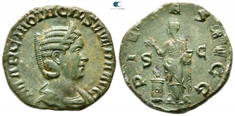 Otacilia Severa AD 244-249. Rome
Sestertius Æ

27mm., 14,35g.

MARCIA OTACI...