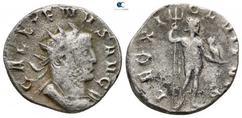 Gallienus AD 253-268. Mediolanum
Antoninianus Æ

19mm., 2,72g.

GALLIENVS A...