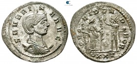 Severina AD 270-275. Ticinum. Antoninianus Æ silvered