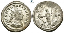 Tacitus AD 275-276. Rome. Antoninianus Æ silvered