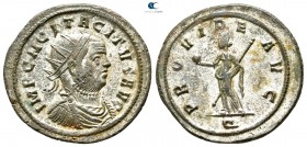 Tacitus AD 275-276. Struck AD 276. Ticinum. Antoninianus Æ silvered