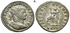 Florianus AD 276. August AD 276. Rome. Antoninianus Æ silvered