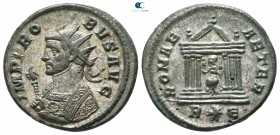 Probus AD 276-282. Rome. Antoninianus Æ silvered