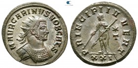 Carinus AD 283-285. Rome. Antoninianus Æ silvered