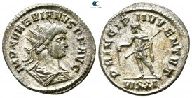 Numerian AD 283-284. As Augustus. Ticinum. Antoninianus Æ silvered