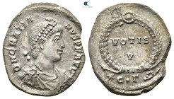 Gratian AD 367-383. Struck AD 367-375. Constantinople. Siliqua AR