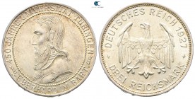 Germany. Stuttgart.  AD 1927. F.. 3 Reichsmark