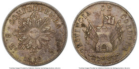 Cordoba. Provincial 8 Reales 1852 XF45 PCGS, Cordoba mint, KM32. Struck in the final year of operation for the provincial mint, which ran from 1844 to...