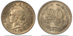 Republic 20 Centavos 1905 MS64 PCGS, KM36. HID09801242017 © 2023 Heritage Auctions | All Rights Reserved