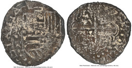Philip III "Pre-Motherlode Atocha" Cob 4 Reales ND (1618-1621) P-T Genuine NGC, Potosi mint, KM9. 10.80gm. Grade "10 points". Salvaged from the "Nuest...