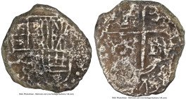 Philip III "Pre-Motherlode Atocha" Cob 4 Reales ND (1598-1621) Genuine NGC, Potosi mint, KM9. 7.26gm. Grade "10 points". Salvaged from the "Nuestra Se...