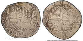 Philip III Cob 8 Reales ND (1598-1603) P-B XF40 PCGS, Potosi mint, Cal-910. 26.26gm. Boldly-struck on a broad flan, this late Ballesteros issue is wel...