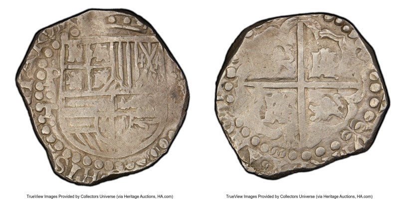 Philip III Cob 8 Reales ND (1618-1621) P-T VF35 PCGS, Potosi mint, KM10, Cal-Typ...