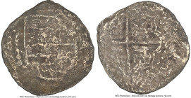 Philip III "Pre-Motherlode Atocha" Cob 8 Reales ND (1618-1621) P-T Genuine NGC, Potosi mint, KM10, Cal-Type 165. 21.84gm. Grade "9 points". Salvaged f...