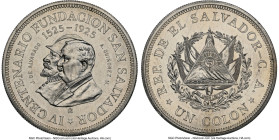 Republic "400th Anniversary - San Salvador" Colon 1925-Mo MS64 NGC, Mexico City mint, KM131. Mintage: 2,000. An excellently detailed coin, with no det...