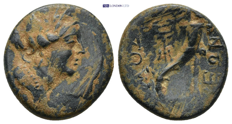 PHRYGIA. Laodikeia. Circa 133/88-67 BC. AE (5.6 Gr. 20mm.) 
Diademed female head...