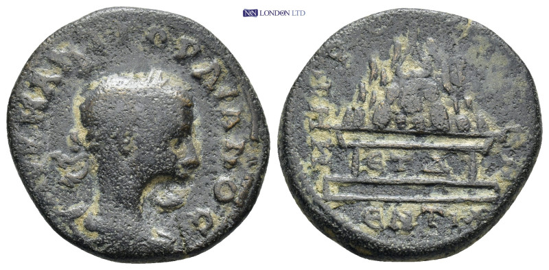 CAPPADOCIA, Caesarea-Eusebia. Gordian III. AD 238-244. (10.48 Gr. 23mm.)
 Laurea...