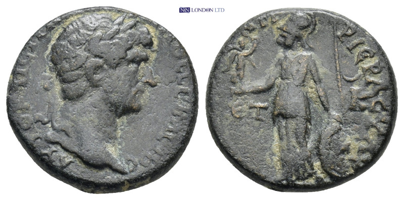 CAPPADOCIA. Tyana. Hadrian, 117-138 AE. (6.44 Gr. 19mm.)
 Laureate head of Hadri...