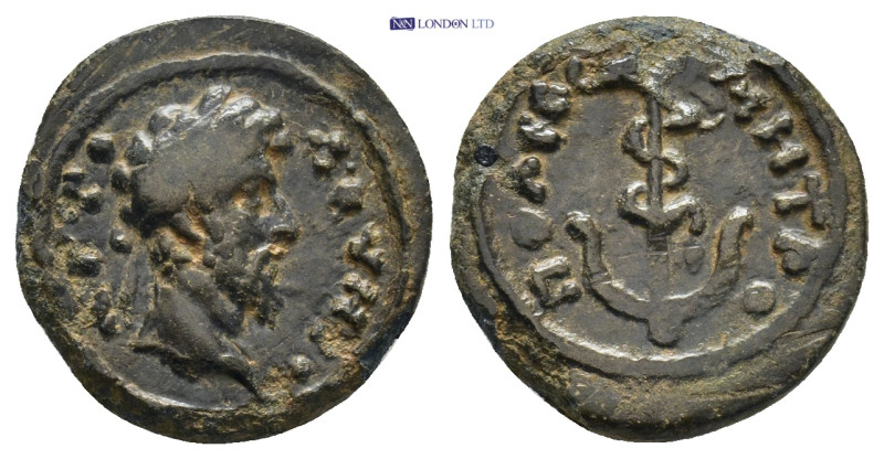 GALATIA, Ancyra. Lucius Verus, 161-169 AD. AE. (20mm, 3.42 g) Obv: AYTO Λ OYHΡOC...