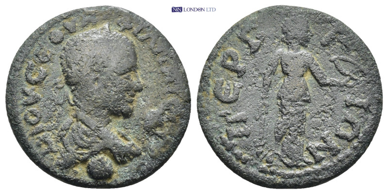 Pamphylia. Perge. Philip II as Caesar AD 244-247 (5.7 Gr. 21mm.)
Laureate, drape...