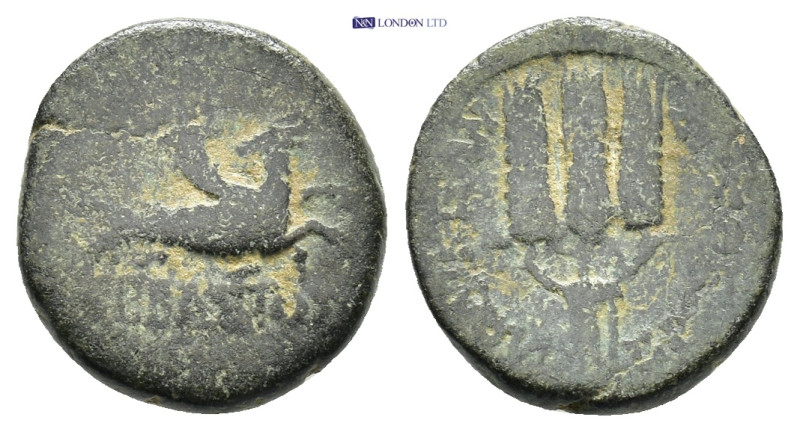 PHRYGIA. Laodicea. Augustus (27 BC-14 AD). Ae. (14mm, 2.83 g) Sosthenes, magistr...