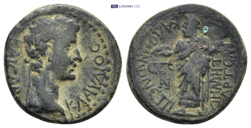 Phrygia, Cadi. Claudius. A.D. 41-54. AE (5.91 Gr. 20mm.)
Laureate head of Claudi...