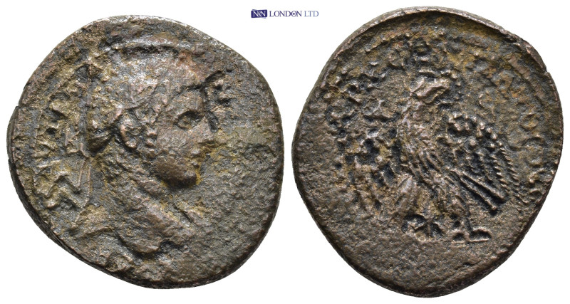 SYRIA, Antioch: Caracalla. A.D. 198-217. BI tetradrachm (26mm, 11.7 g).Laureate ...