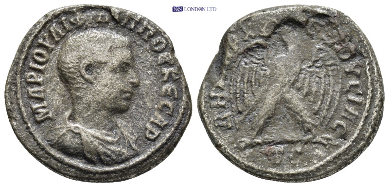 SYRIA, Antioch: Philip II as Caesar (244-247) AR Tetradrachm, (25mm. 7.52 g) Obv...