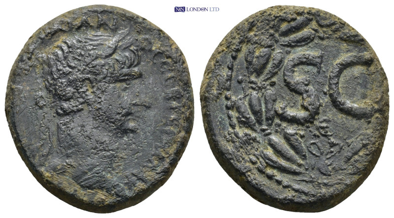 SYRIA, Seleucis and Pieria. Antioch . Trajan. AD 98-117. Æ As (27mm, 17.0 g). St...