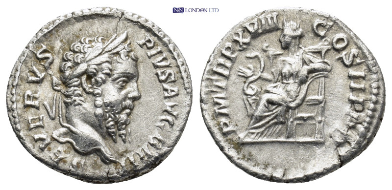 Septimius Severus (193-211), Denarius, Rome, AD 210; AR (17mm, 3.0 g); SEVERVS P...