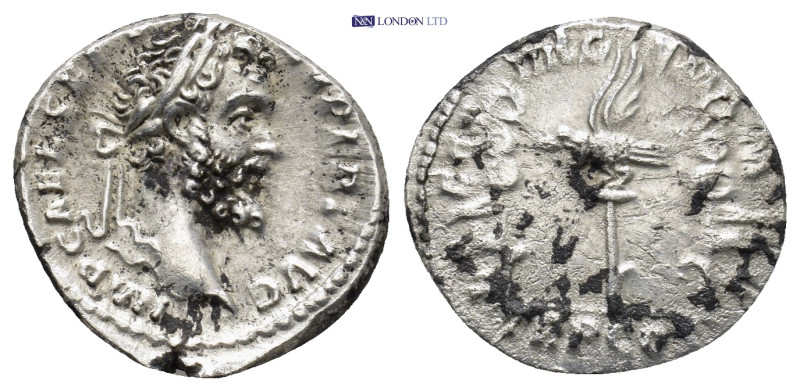 Septimius Severus. A.D. 193-211. AR denarius (17mm, 3.29 g). Rome mint, Struck A...