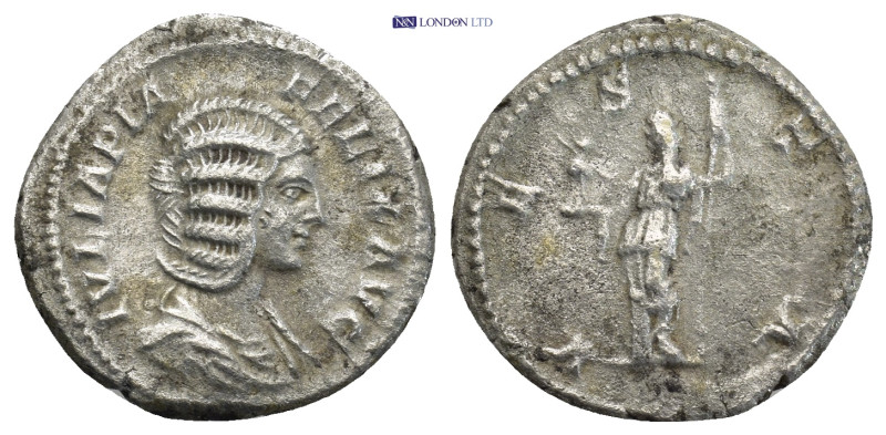 Julia Domna, 193-217. Denarius (Silver, 18mm, 3.47 g), Rome, 211-217. IVLIA PIA ...