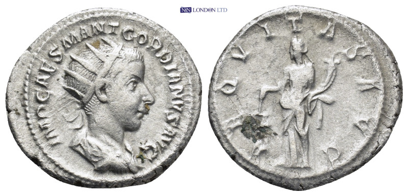 Gordian III; 238-244 AD, Rome, 239 AD, Antoninianus, (22mm, 4.32 g) Obv: IMP CAE...