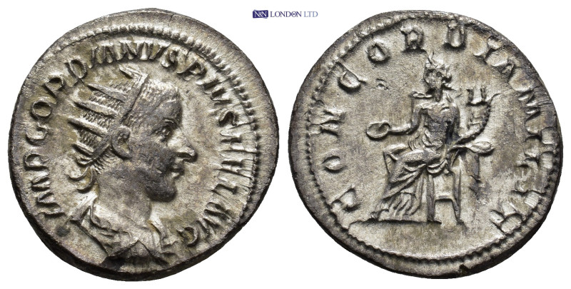 Gordian III. AD 238-244. Antioch Antoninianus AR (22mm, 2.78 g). IMP CAES M ANT ...