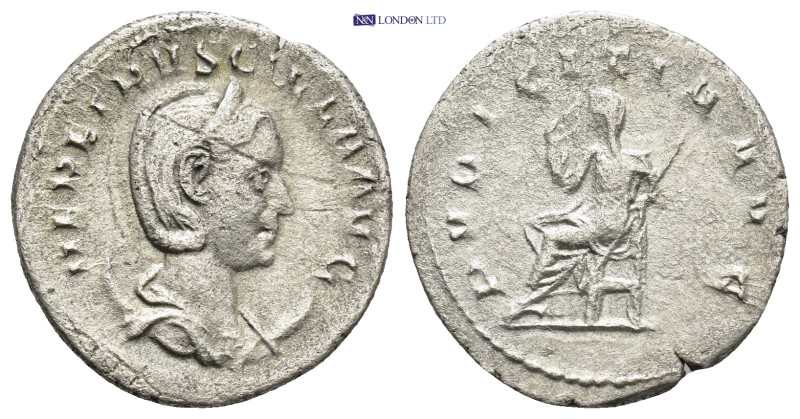 Herennia Etruscilla AD 249-251. Rome Antoninianus AR (22mm, 3.61 g) HER ETRVSCIL...