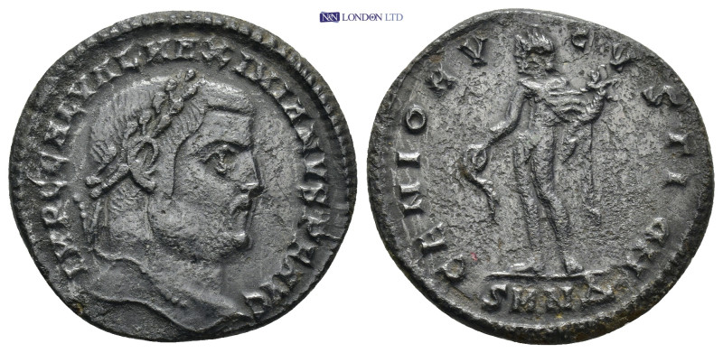 Maximianus Herculius. Nicomedia, AE AD 308-310 (6.4 Gr. 26mm.)
LLaureate head ri...