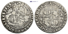 Poland, Sigismund III AR Ort (1/4 Taler) 1624. (29mm, 5.89 g) SIGI III D G REX POL M D LI RVS PRV M, Bust right / SAM LIV NEC N SV GOT VAN Q HRI R, Cr...