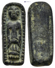 A male figure lying in coffin. (26mm, 12.41 g)
