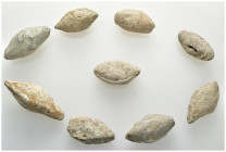 Sling bullet lot 9 pieces SOLD AS SEEN NO RETURNS.